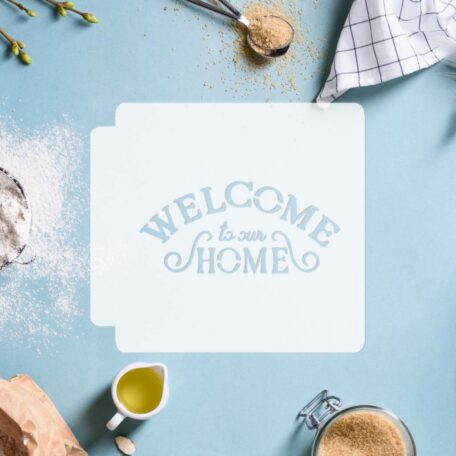 Welcome to our Home 783-G721 Stencil