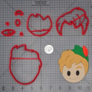 Disney Emoji - Peter Pan Head 266-H170 Cookie Cutter Set