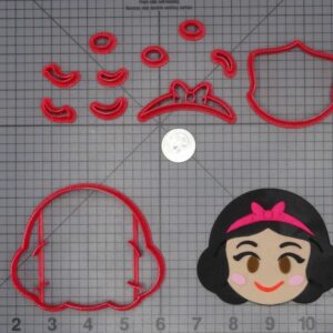 Disney Emoji - Snow White and the Seven Dwarfs - Snow White Head 266-G988 Cookie Cutter Set