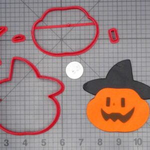 Halloween - Jack O Lantern in Witch Hat 266-H506 Cookie Cutter Set