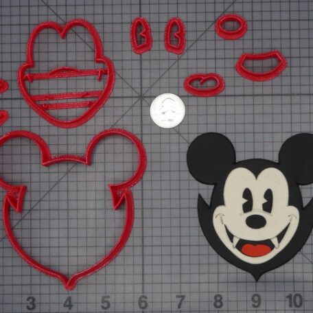 Halloween - Mickey Mouse Vampire Head 266-H518 Cookie Cutter Set