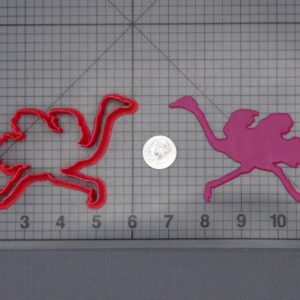 Ostrich Running 266-H349 Cookie Cutter Silhouette