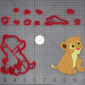 The Lion King - Nala Baby Body 266-H275 Cookie Cutter Set