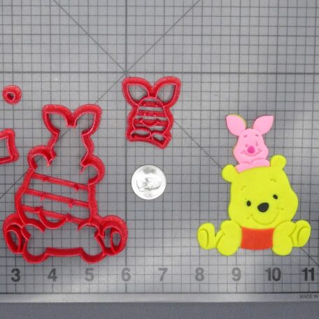 Winnie the Pooh - Pooh and Piglet 266-H084 Cookie Cutter Set