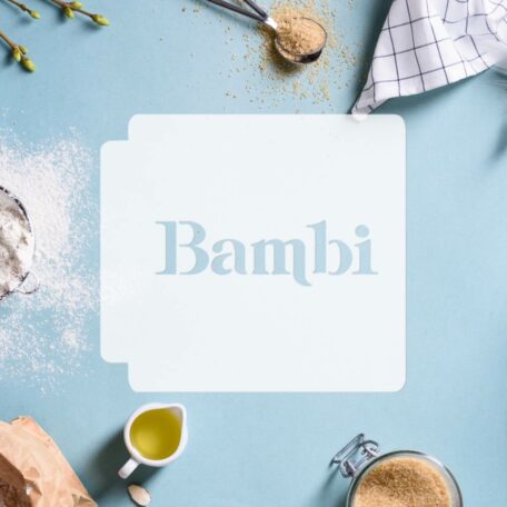 Bambi Logo 783-G977 Stencil