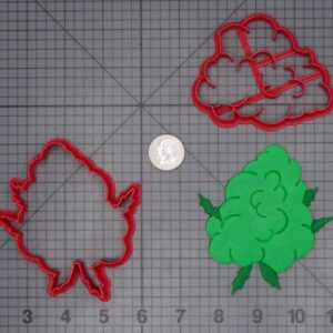 Cannabis Flower Nug 266-H557 Cookie Cutter Set