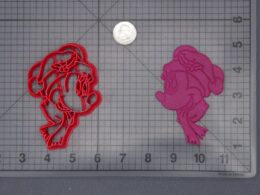 Christmas - Minnie Mouse in Santa Hat Head 266-H709 Cookie Cutter