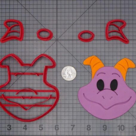 Disney Emoji - Figment Dragon Head 266-H545 Cookie Cutter Set
