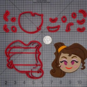 Disney Emoji - Hercules - Meg Head 266-H680 Cookie Cutter Set