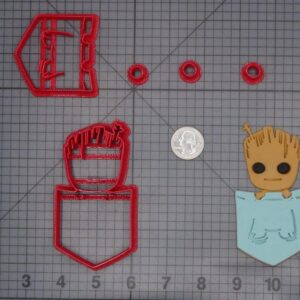 Guardians of the Galaxy - Groot in Pocket 266-H781 Cookie Cutter Set