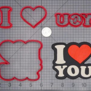 I Love You 266-I073 Cookie Cutter Set