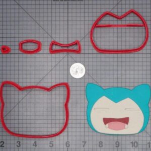 Pokemon - Snorlax Head 266-I120 Cookie Cutter Set