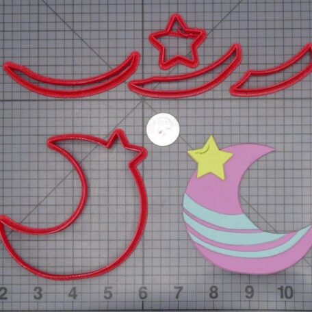 Moon with Star 266-I253 Cookie Cutter Set