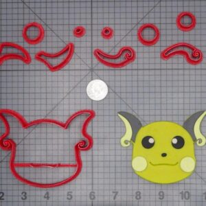 Pokemon - Raichu Head 266-I141 Cookie Cutter Set