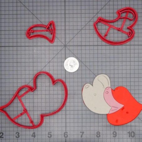 Valentines Day - Bubble Gum Heart 266-I191 Cookie Cutter Set