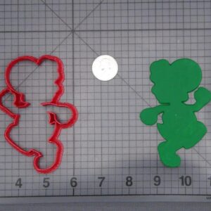 Super Mario - Yoshi Body 266-I312 Cookie Cutter Silhouette