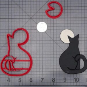 Cat With Moon 266-I225 Cookie Cutter Set