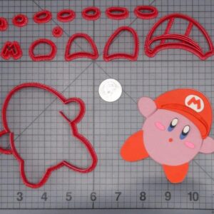 Kirby with Mario Hat 266-I351 Cookie Cutter Set