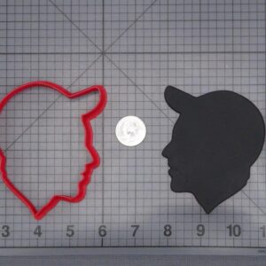 Man with Baseball Hat 266-I276 Cookie Cutter Silhouette
