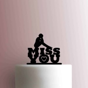 Miss You 225-B316 Cake Topper