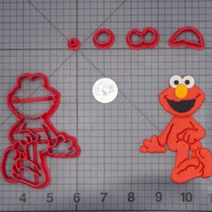 Sesame Street - Elmo Body 266-I295 Cookie Cutter Set