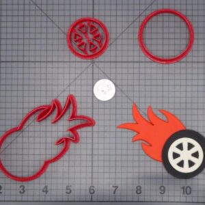 Tire in Flames 266-I156 Cookie Cutter Set