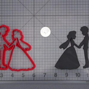Wedding Couple 266-I307 Cookie Cutter Silhouette