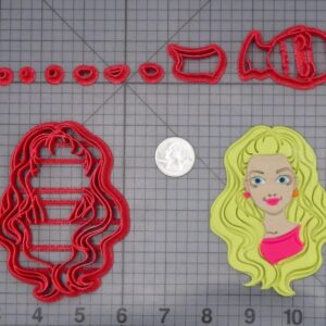 Barbie Head 266-I498 Cookie Cutter Set