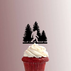 Bigfoot Sasquatch in Forest 228-620 Cupcake Topper