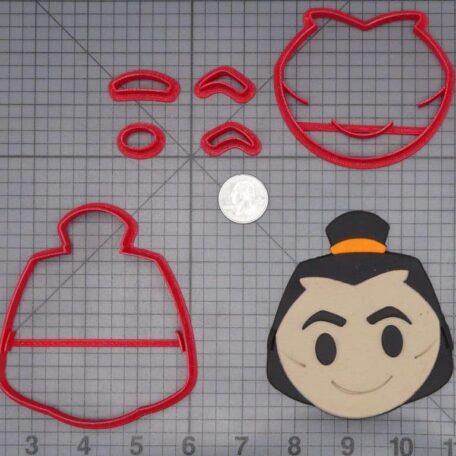 Disney Emoji - Mulan - Li Shang Head 266-I350 Cookie Cutter Set