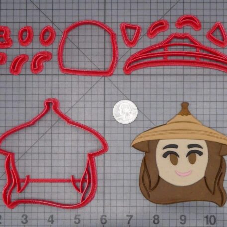Disney Emoji - Raya and the Last Dragon - Raya Head 266-I355 Cookie Cutter Set