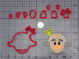 Disney Emoji - Wreck it Ralph - King Candy Head 266-I384 Cookie Cutter Set