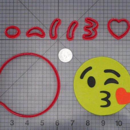 Emoji - Blowing A Kiss 266-I158 Cookie Cutter Set