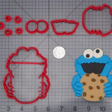 Sesame Street - Cookie Monster with Cookie 266-I570 Cookie Cutter Set