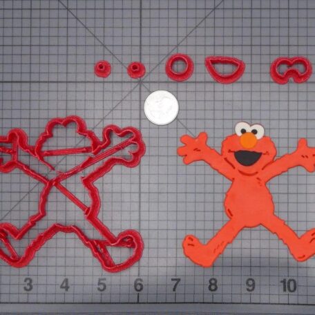 Sesame Street - Elmo Body 266-I258 Cookie Cutter Set