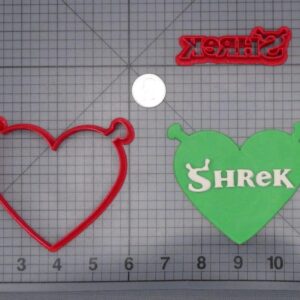 Shrek Heart 266-I422 Cookie Cutter Set
