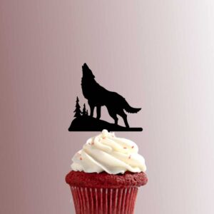 Wolf Howling 228-617 Cupcake Topper