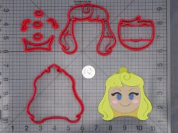 Disney Emoji - Sleeping Beauty - Aurora Head 266-I631 Cookie Cutter Set