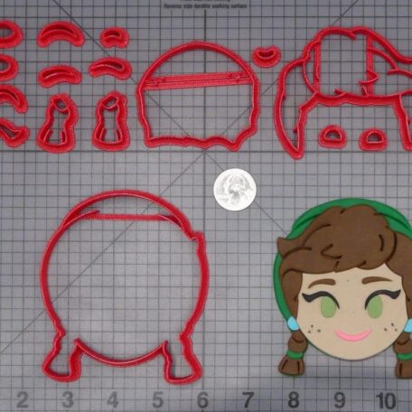 Disney Emoji - Turning Red - Miriam Head 266-I315 Cookie Cutter Set