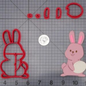 Easter - Bunny Rabbit with Egg 266-I578 Cooke Cutter Set