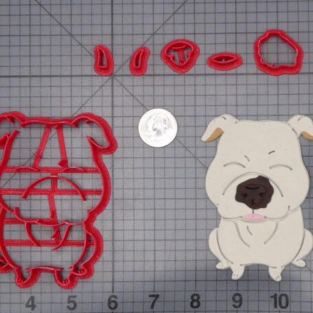 Pitbull Dog Body 266-I611 Cookie Cutter Set