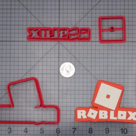 Roblox Logo 266-I882 Cookie Cutter Set