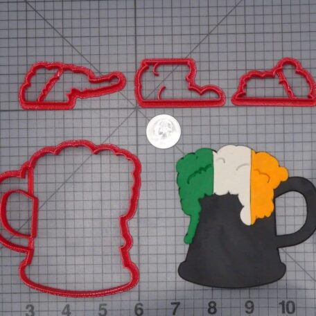 St Patricks Day - Irish Beer 266-I582 Cookie Cutter Set