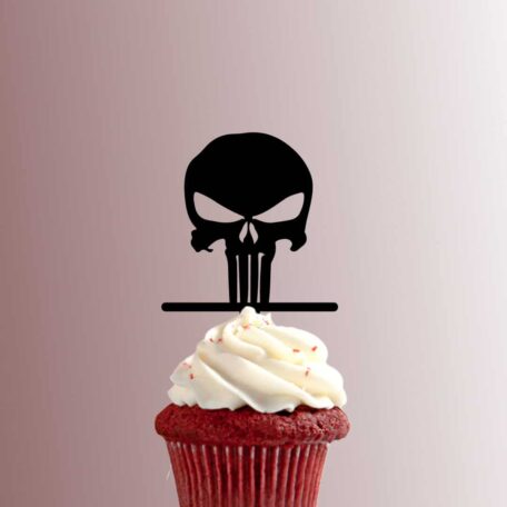 The Punisher Logo 228-648 Cupcake Topper