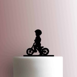 Boy Riding Bike 225-B521 Cake Toppper