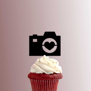Camera Heart 228-676 Cupcake Topper