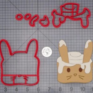Cinnamon Roll Bunny 266-I774 Cookie Cutter Set