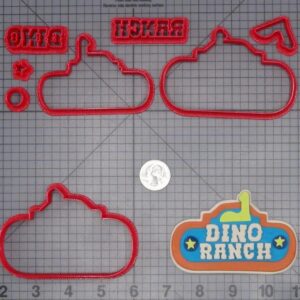 Dino Ranch Logo 266-I880 Cookie Cutter Set