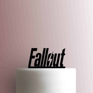 Fallout Logo 225-B525 Cake Topper