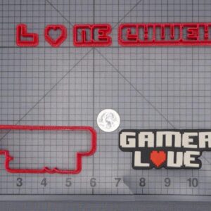 Gamer Love 266-I894 Cookie Cutter Set